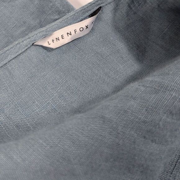 Mimosa Linen Wrap Dress - Picture 3 of 9